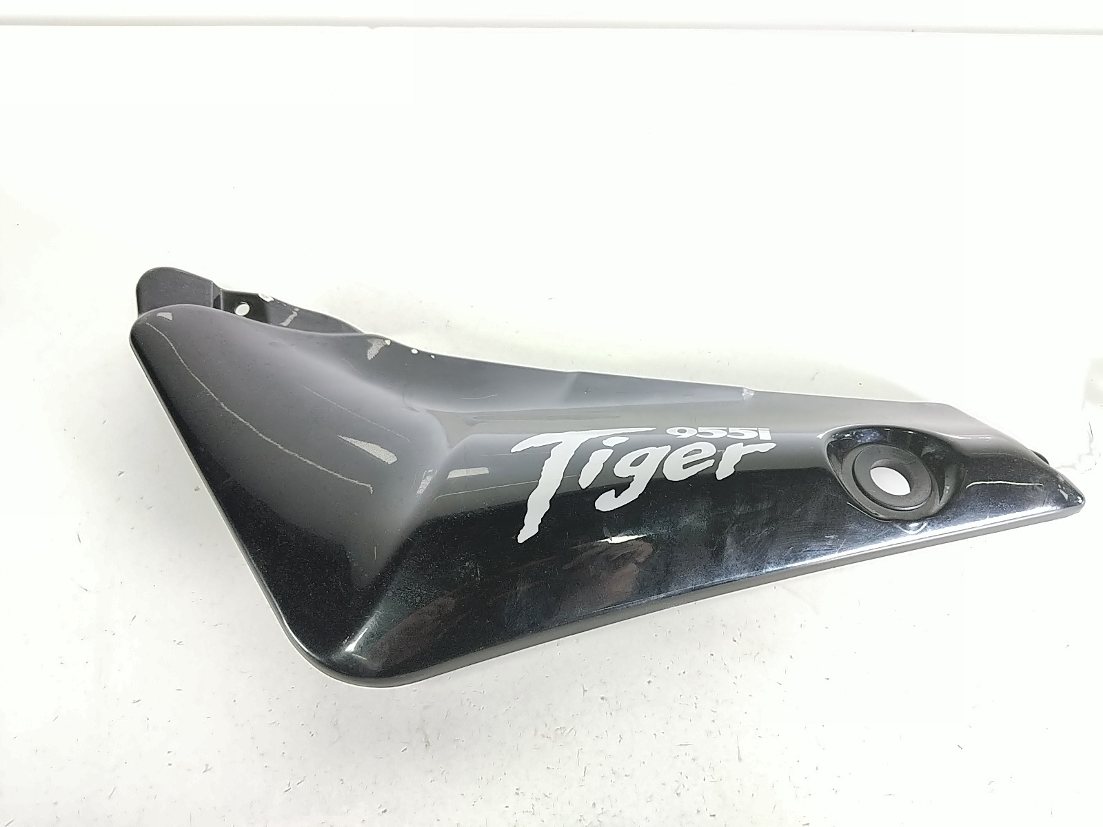 01 Triumph Tiger 955i Black Left Side Mid Fairing Plastic 2301697