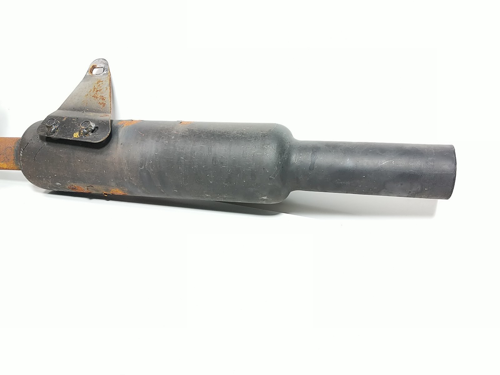 18 Royal Enfield Bullet 500 (Full) Exhaust Header Head Pipe Muffler Damaged