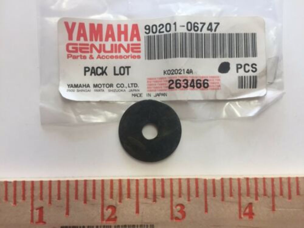 Yamaha 90201-06747-00 WASHER, PLATE - YZ125B WR250ZB WR500ZD QTY 4