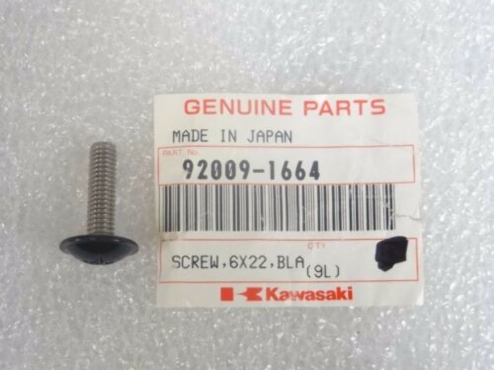 ＄ Kawasaki OEM 92009-1664 Screw 6x22 NOS KL KX KLT KSV KVF ZG
