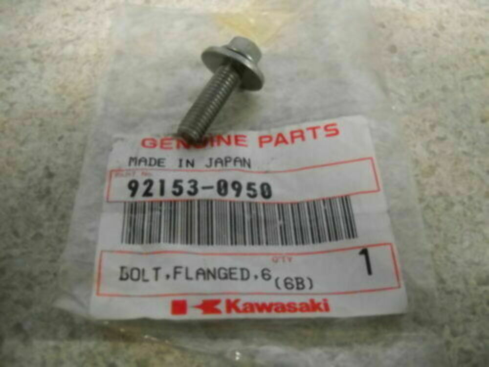 NOS OEM Kawasaki Radiator Bolt 2006-2014 KLX/KX250 KX450 ZX-6R Ninja 92153-0950
