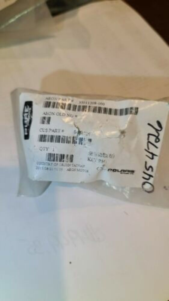 Polaris 0454726 Right Hand Key Blank Genuine OEM New
