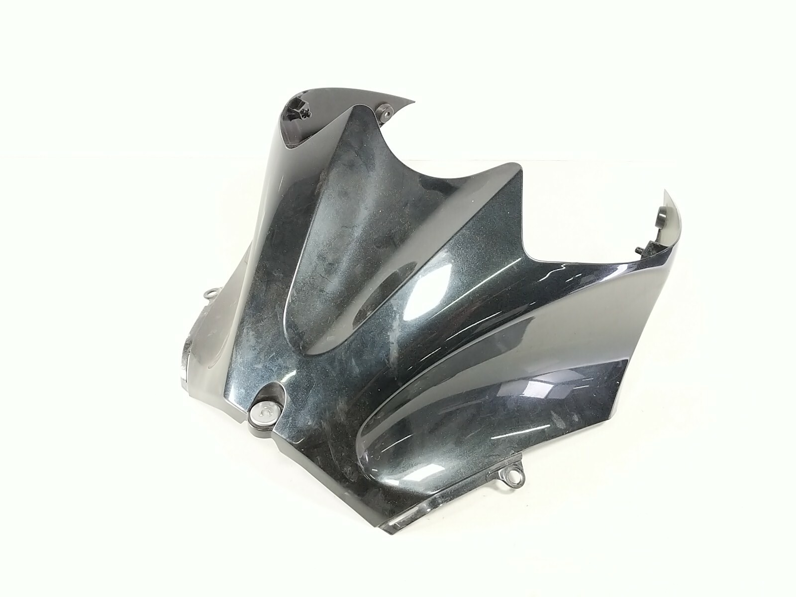 12 Kawasaki Ninja ZX14 Black Front Gas Fuel Tank Cover Cowl Plastic