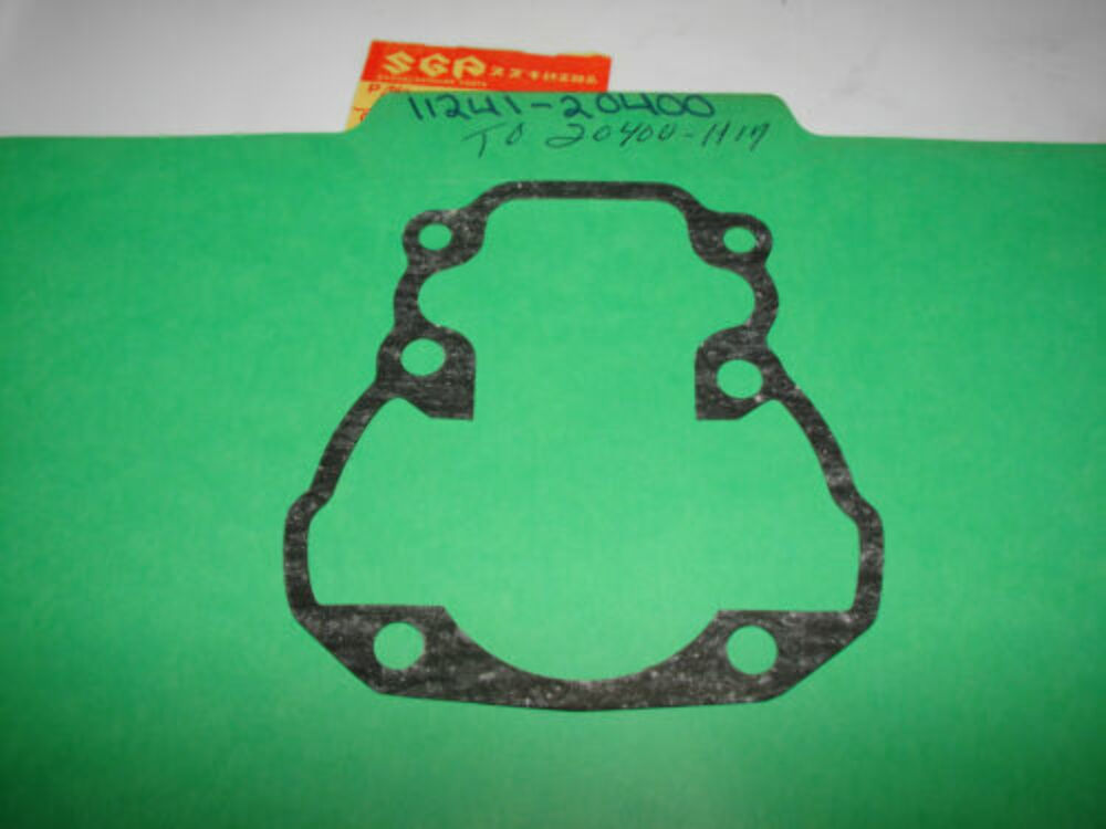 Suzuki Cyl Base Gasket OEM 11241-20400-H17 RM80 1982 QTY 2