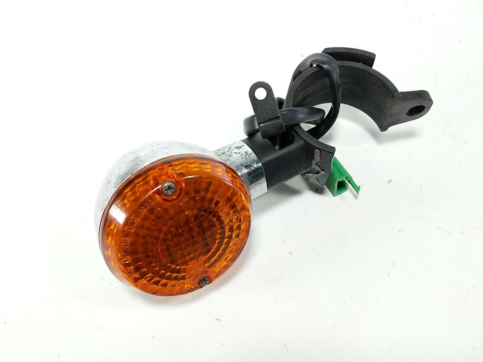 06 Kawasaki Vulcan VN1600 Mean Streak Front Left Turn Signal Light Damaged