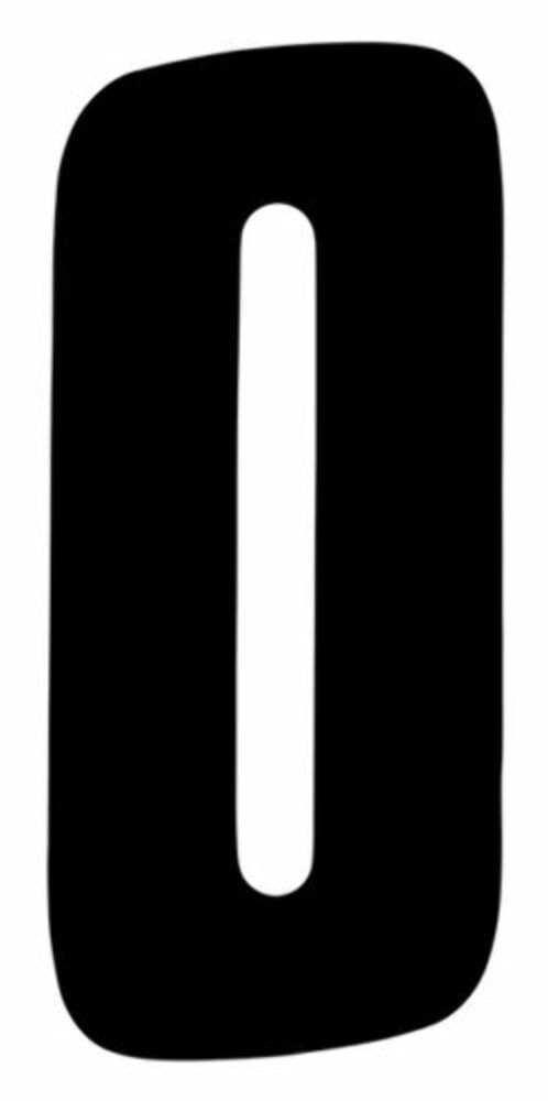 Factory Effex 6" Factory Number #0 Black 3-Pack 08-90040