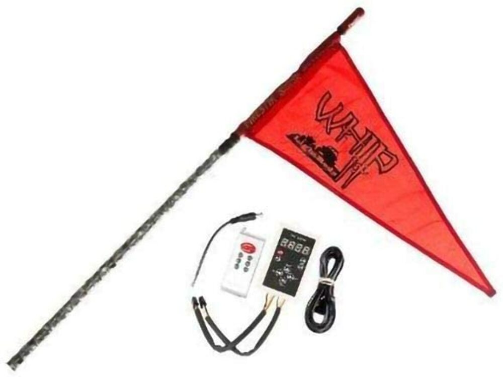 Whip-it! LED Deluxe Whip (3') (Black) 983036