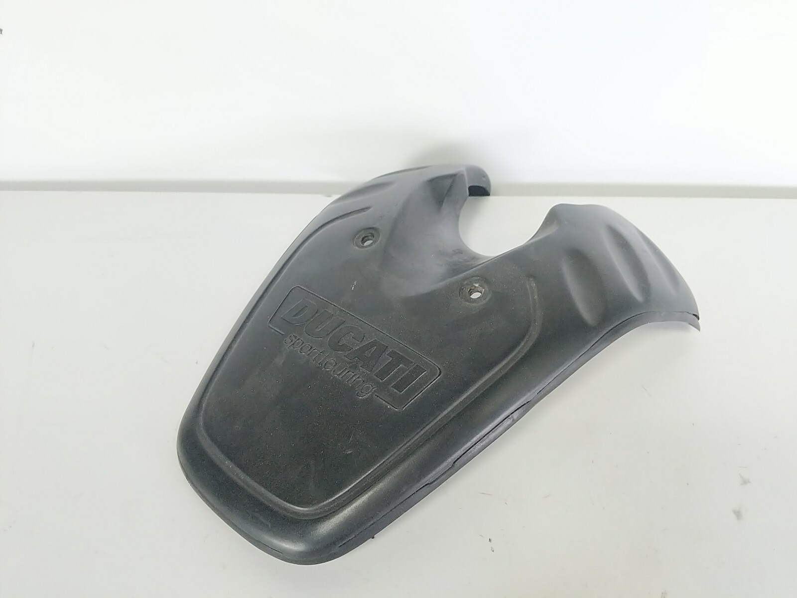 04 Ducati ST3 Black Gas Fuel Tank Small Cover Plastic