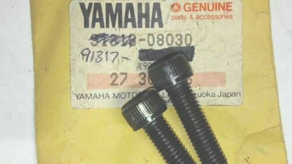 QTY2 X2 YAMAHA Genuine New Motorcycle Parts XJR400 Handle Post Bolt 91317-08030