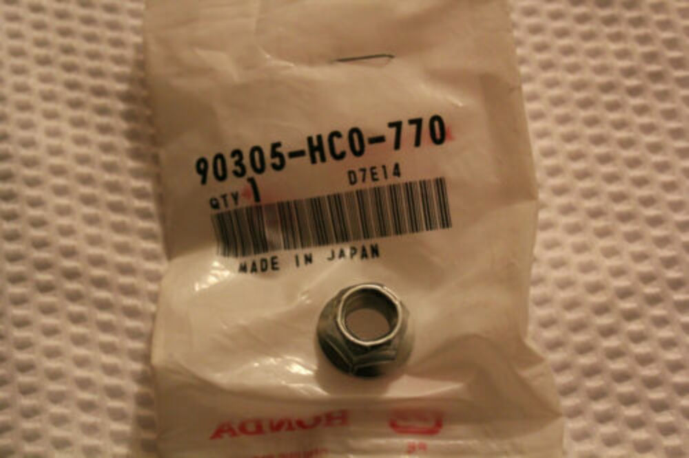 HONDA CBR1000F CBR 1000F REAR SHOCK ABSORBER SELF LOCK NUT 10MM 90305-HC0-770