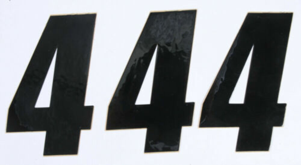 Dcor Motocross Numbers Black 6 Inch 45-26-4 13-5105 862-264