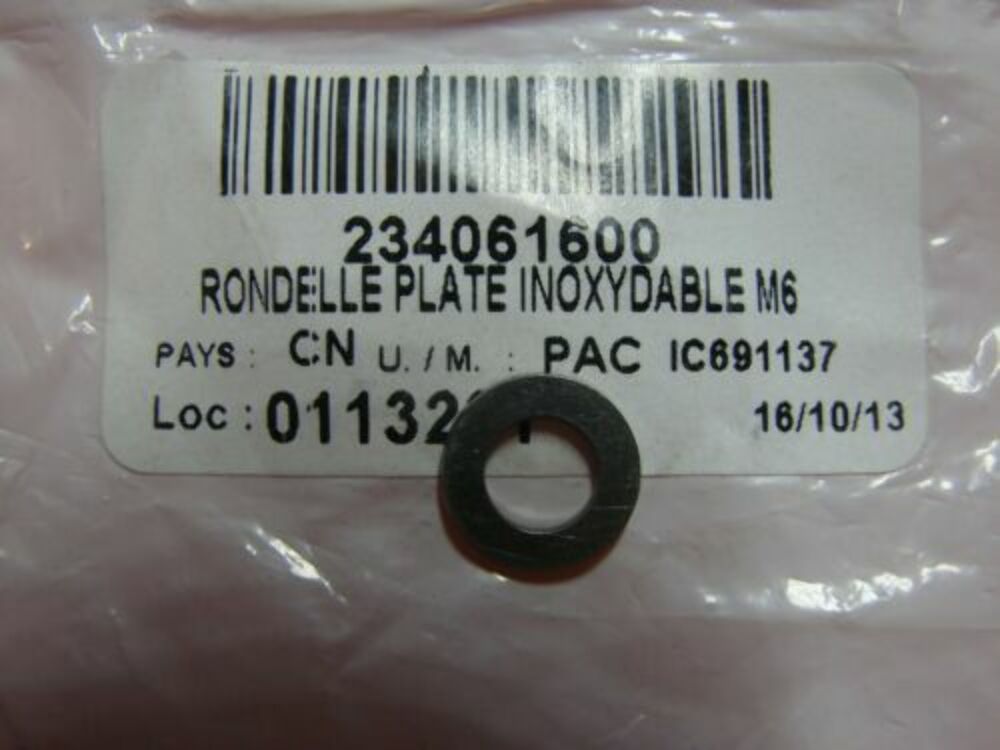 Seadoo 6MM Flat Washer 234061600 NEW OEM QTY 2