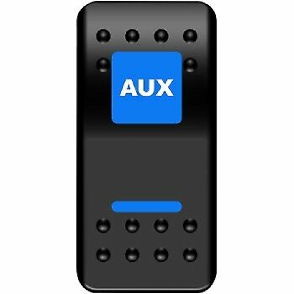 Moose Racing Rocker Switch (Auxillary - Blue) 2106-0538