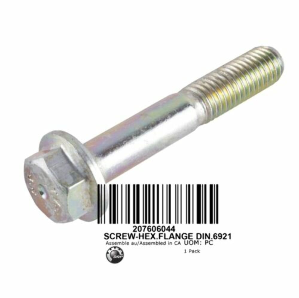 Sea-Doo New OEM Hex. Flange Screw M10 X 60 207606044 QTY 3