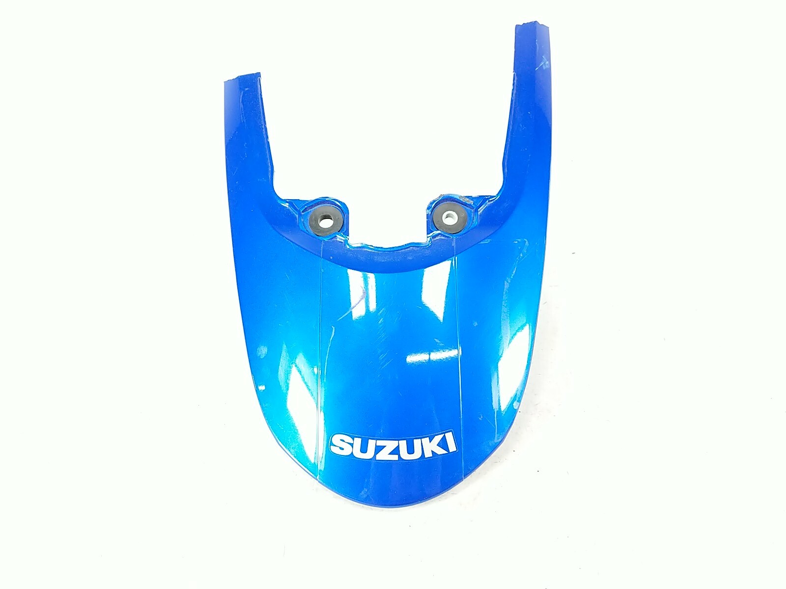 06 07 Suzuki GSXR 600 750 Blue Rear Center Tail Fairing Cover Damaged