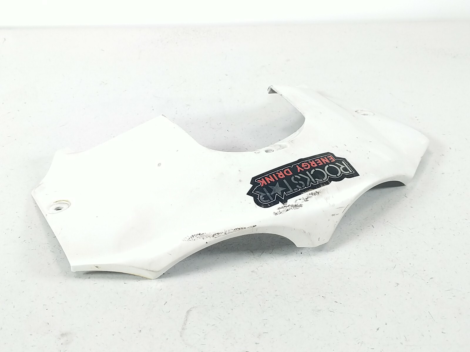 02 Kawasaki Ninja ZZR1200 White Rear Fairing Trim Cover 36040-1063 Damaged