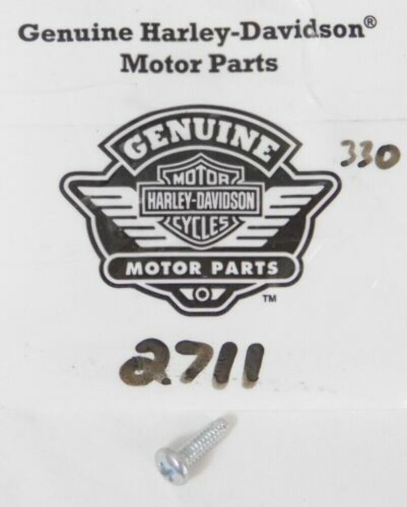 Genuine Harley-Davidson Motorcycle Hardware Panhead Screw OEM 2711 QTY 4