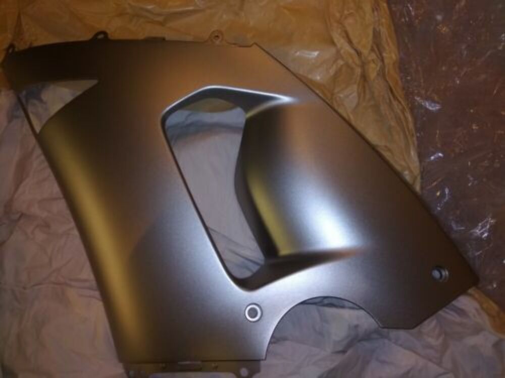 05 Kawasaki Ninja ZX-6R ZX-636 Silver Left Lower Cowling 55028-0028-725