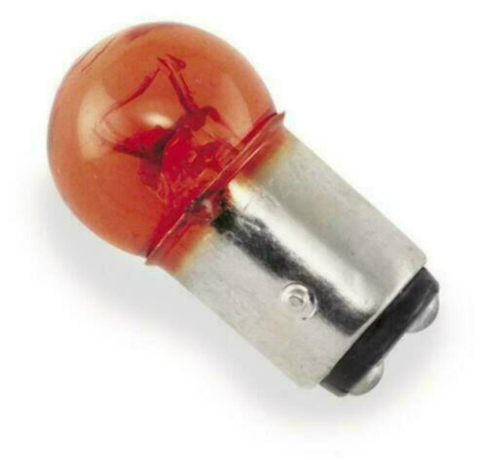 BikeMaster Flush Mount Teardrop Marker Bulb D F 12V 23 8W Amber 268046