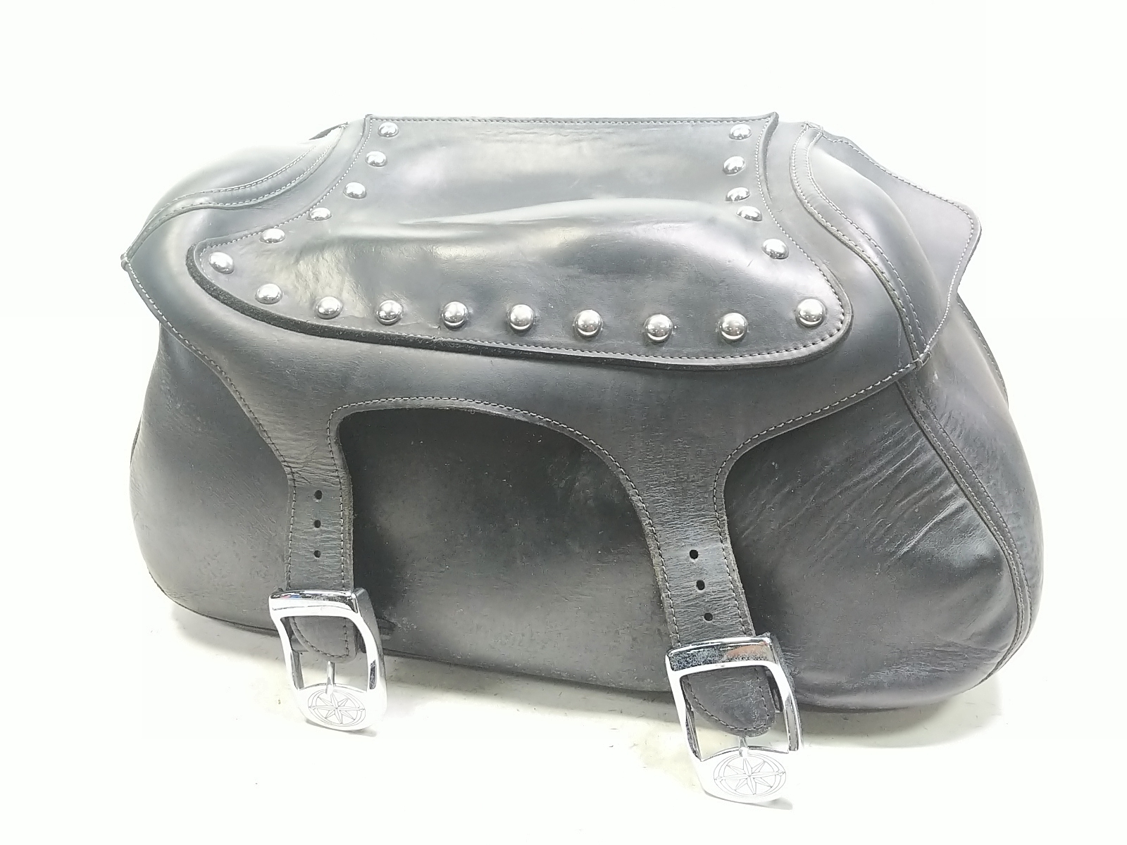 99 Yamaha Road Star XV1600 Left Saddle Bag Luggage Case Leather F8430