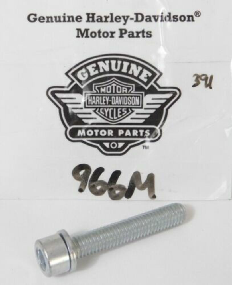 Genuine Harley Davidson M6 x 1.0 x 35 Hex Socket Head With Washer 966M QTY2