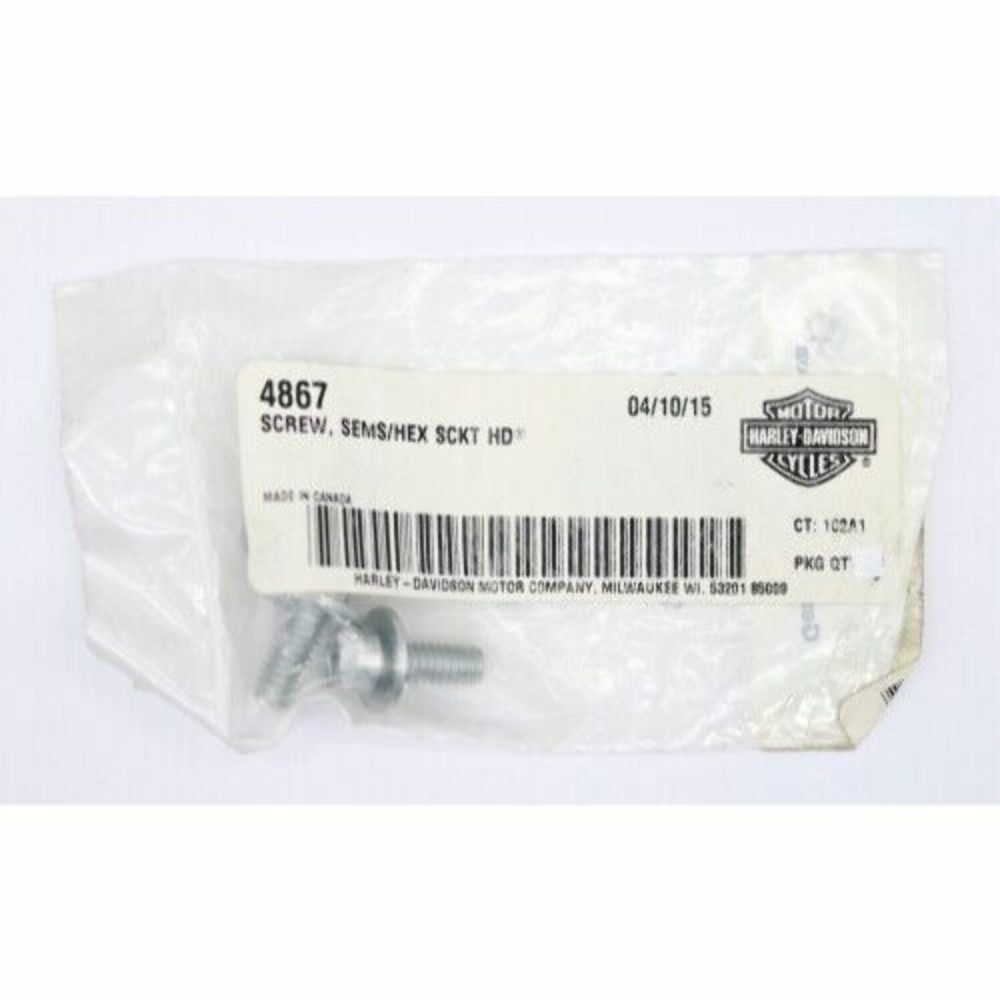 QTY 5 | 77-78 Harley-Davidson Socket Screw P/N 4867 - Sun Coast