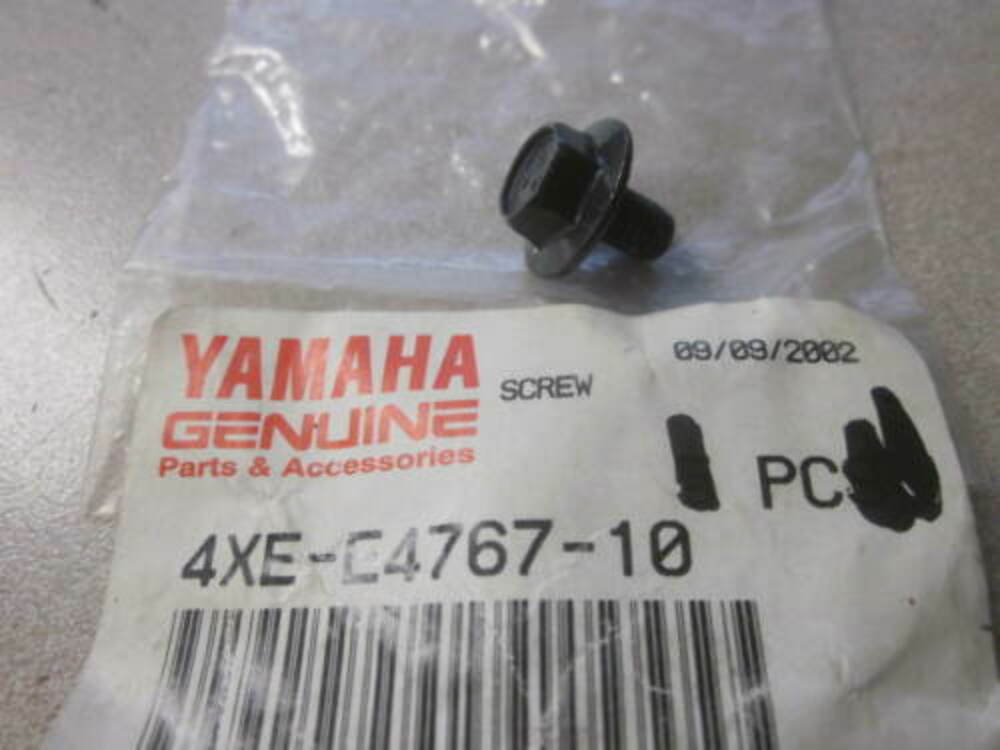 Yamaha Screw Flanged Hex Bolt YFM25 YFM250 4XE-E4767-10
