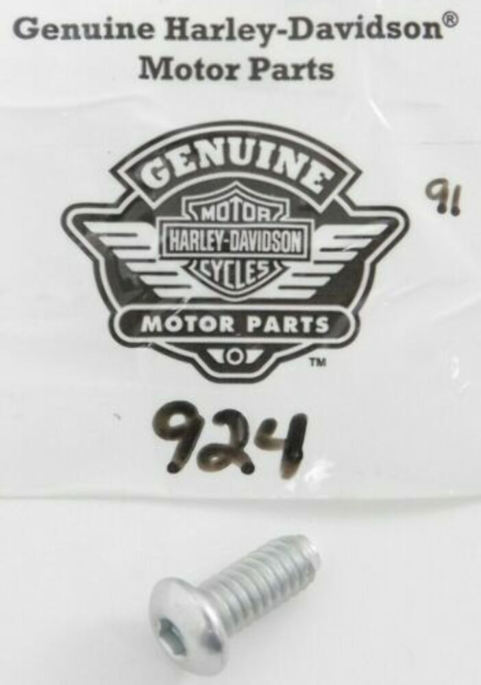 Harley Davidson 1/4-20 X 33/64 Socket Pan Head Screw 924 - Sun