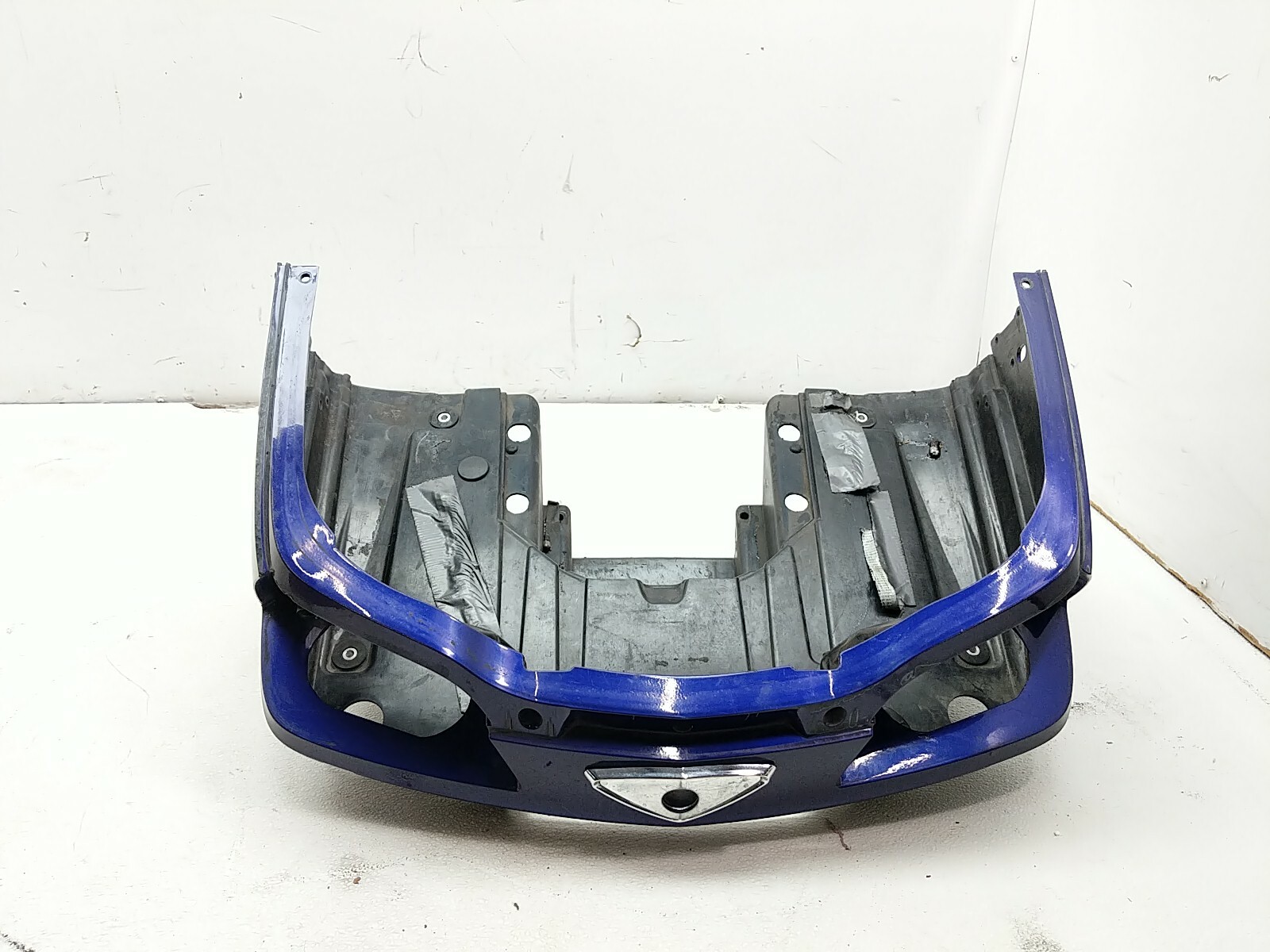 02 Honda Goldwing GL 1800 Blue Rear Trunk Lower Storage Box 81111-MCA-0000