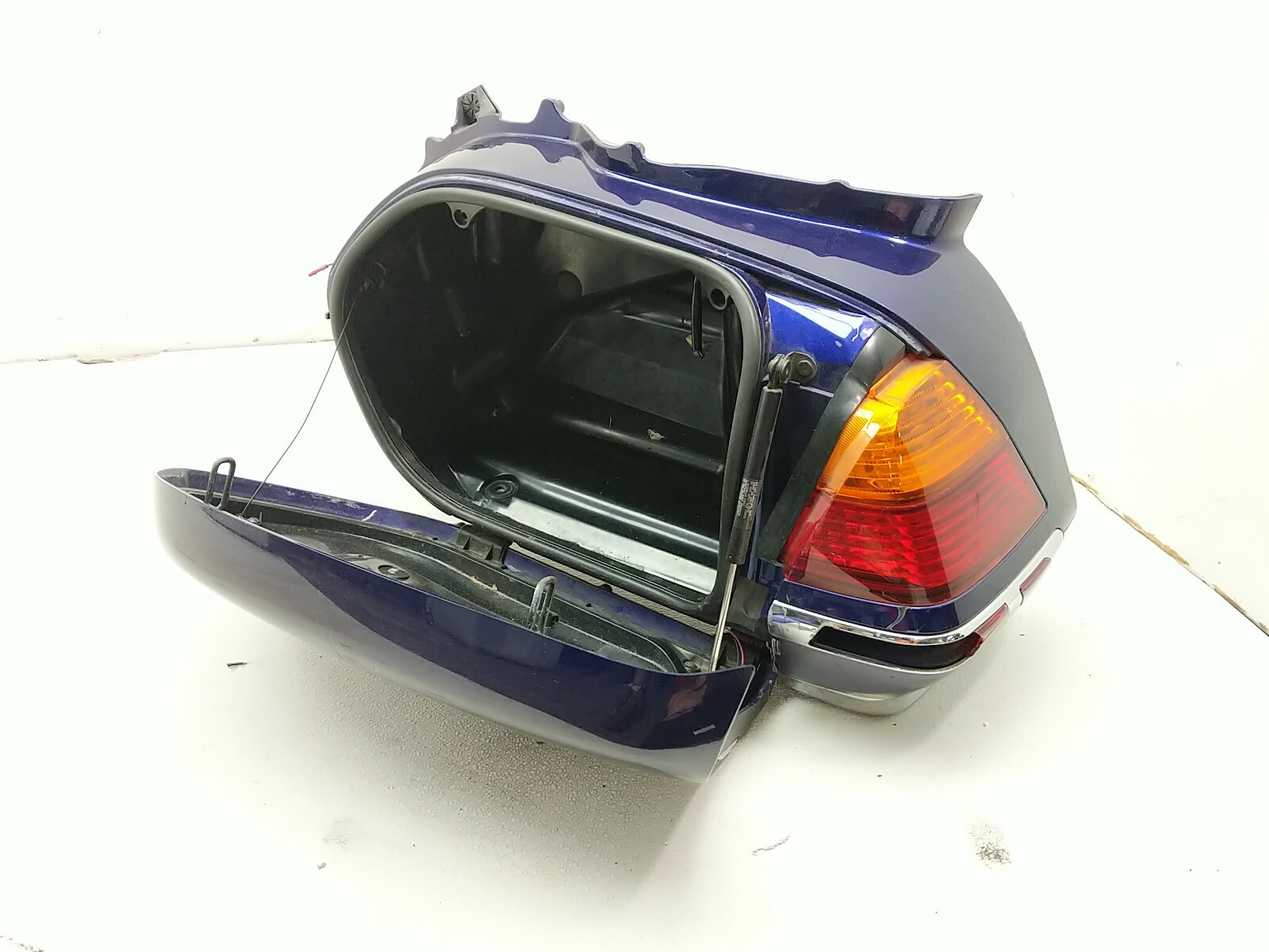 02 Honda Goldwing GL 1800 Blue Left Saddle Bag Luggage Case 81431-MCA-0000