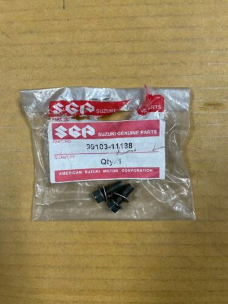 Suzuki LT Petcock bolts 99103-11188 QTY2
