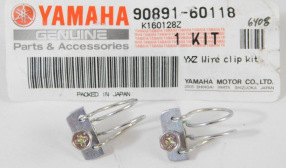 Yamaha Factory Wire Harness Clip Clamp Set Kit OEM 90891-60118-00 QTY3
