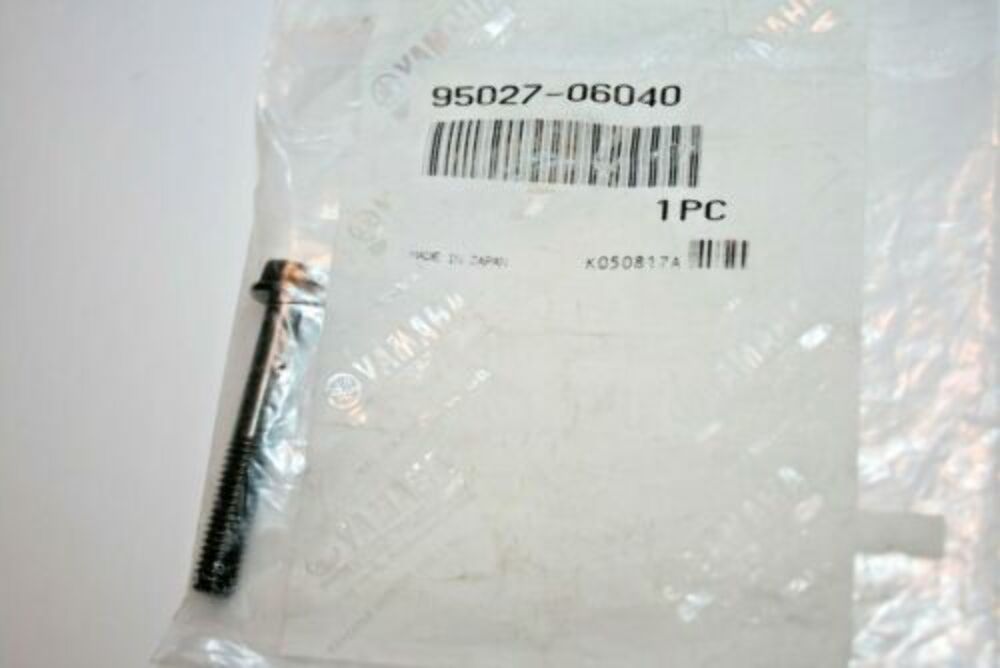 1 Yamaha motorcycle atv snowmobile bolt 6 x 40mm 95027-06040