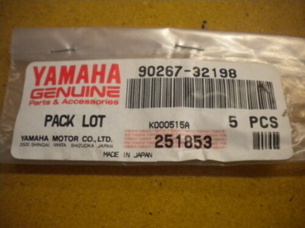 Genuine Yamaha Blind Rivet Part Number 90267-32198-00 QTY2