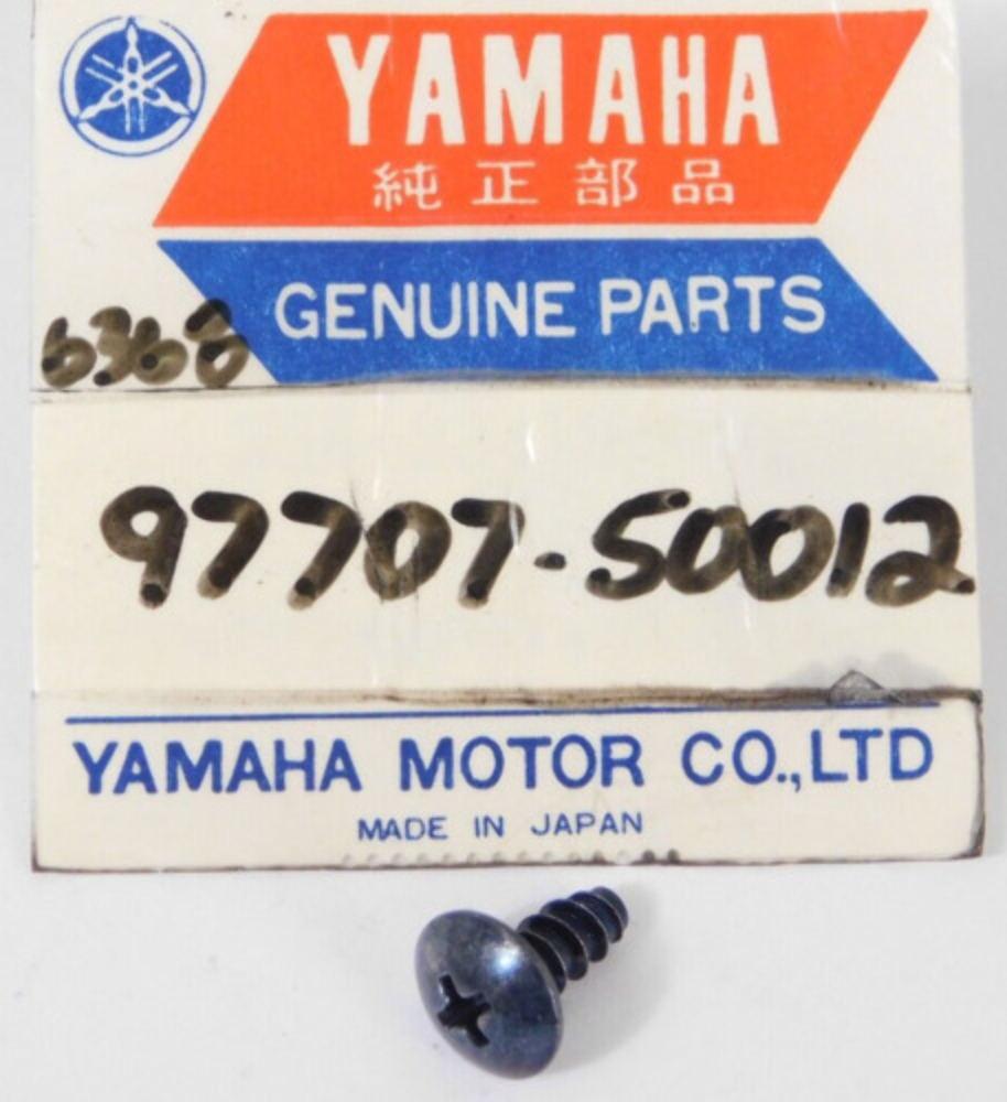 Yamaha Motorcycle ATV Factory Tap Tapping Screw Part OEM 97707-50012 QTY2