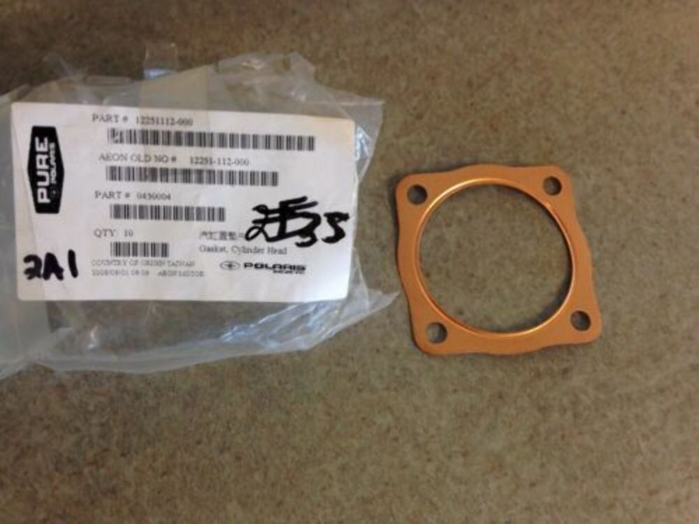 POLARIS 0450004 OEM CYLINDER HEAD GASKET 01-06 SPORTSMAN 90 & MORE QTY 2