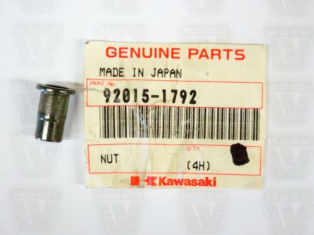 1989-2024 Kawasaki KX KDX Ninja Vulcan OEM Pop Nut 6mm L=16.5