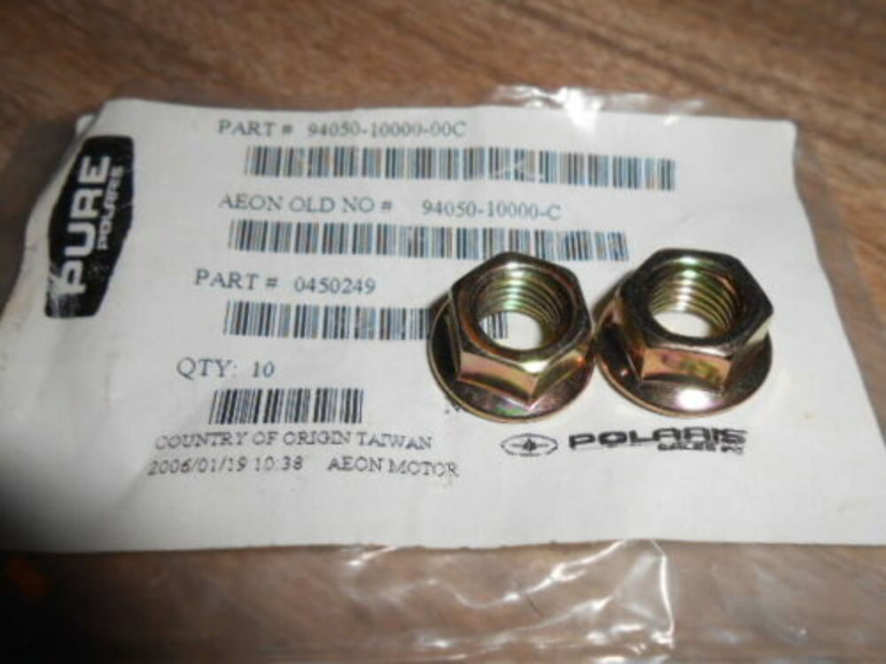 Polaris Flange Nut 2001-2017 Sportsman Phoenix RZR Outlaw 0450249 QTY 8