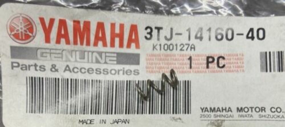 New Genuine OEM Yamaha AIR FUEL COIL SPRING 3TJ-14160-40