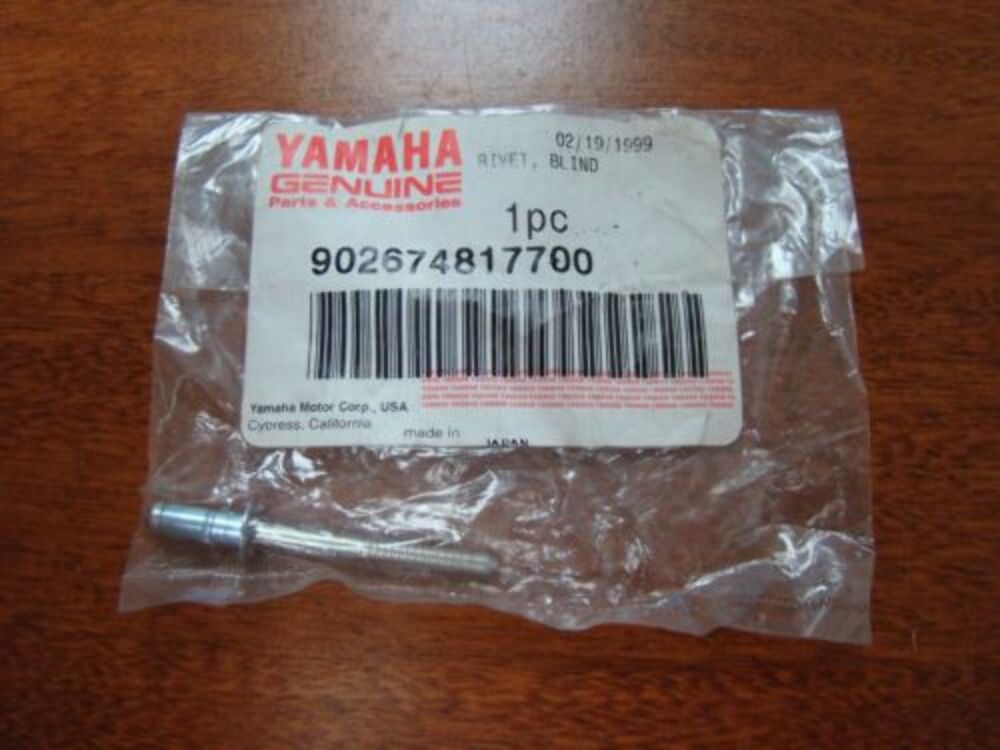 YAMAHA 902674817700 RIVET OEM NOS QTY 2