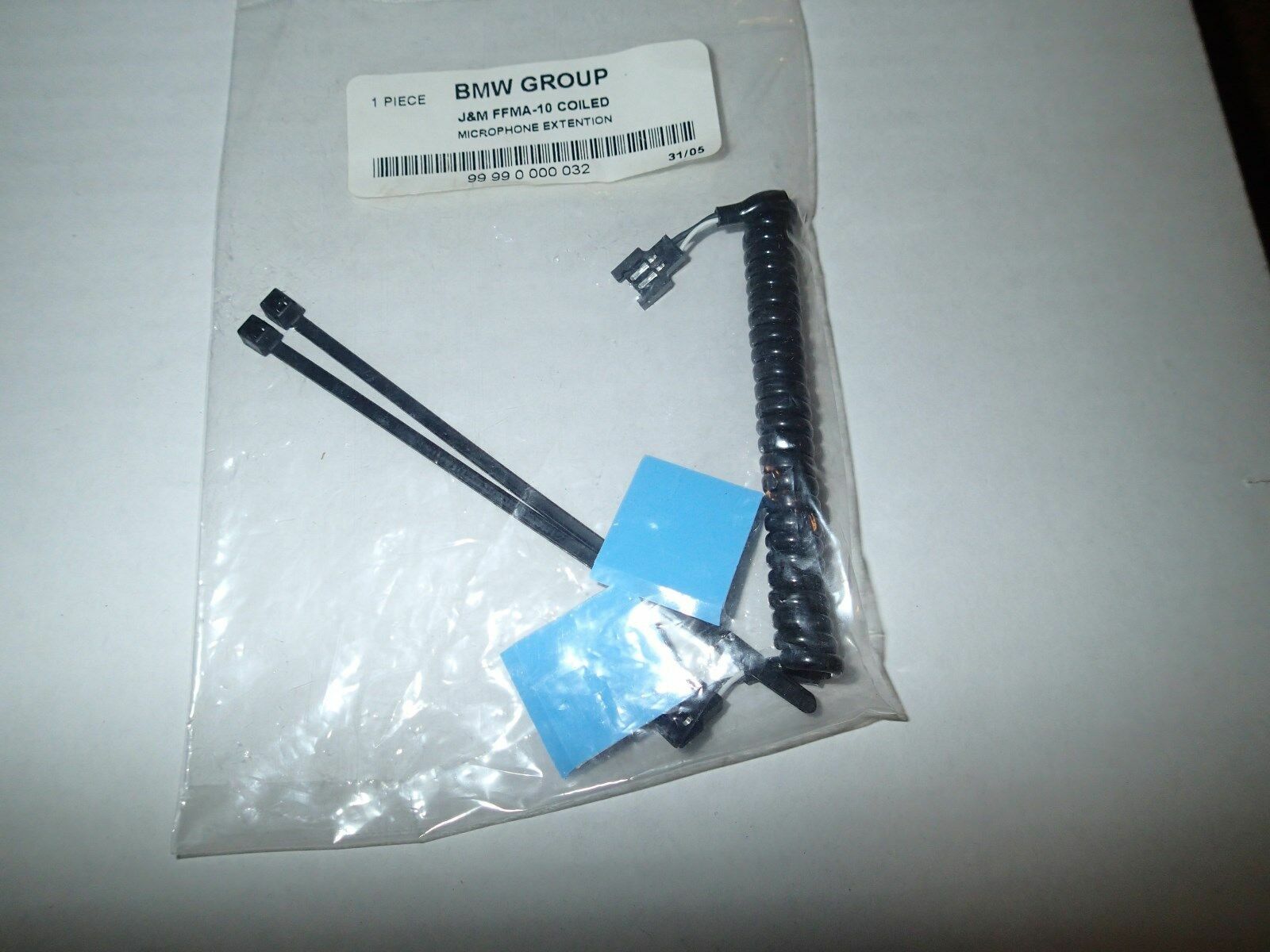 BMW Coiled Microphone Extension Full Face Headset Kit 99990000032