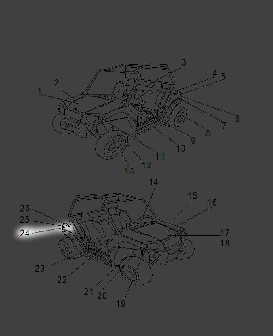 Polaris Box Decal Side Right Red Genuine OEM Part 7182824