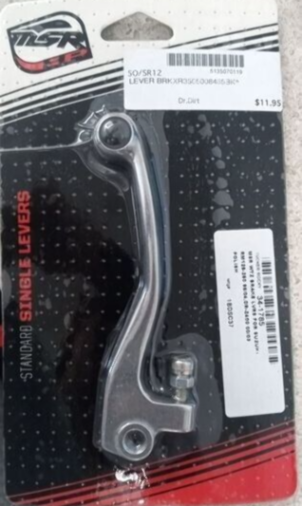 MSR 34-1785 SUZUKI STANDARD POLISHED REPLACEMENT BRAKE LEVER