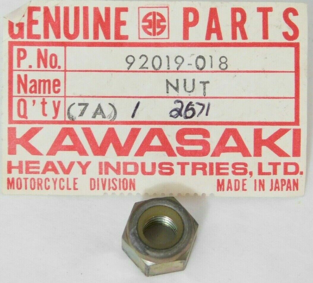 1973-1979 Kawasaki F11 F12MX KX F11M KX400 KX250 KX125 Nut 8mm OEM 92019-018
