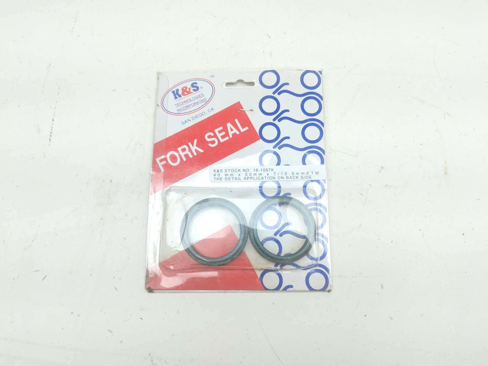 91 KTM 250 EXC K&S Front Forks Suspension Seal 16-1057K