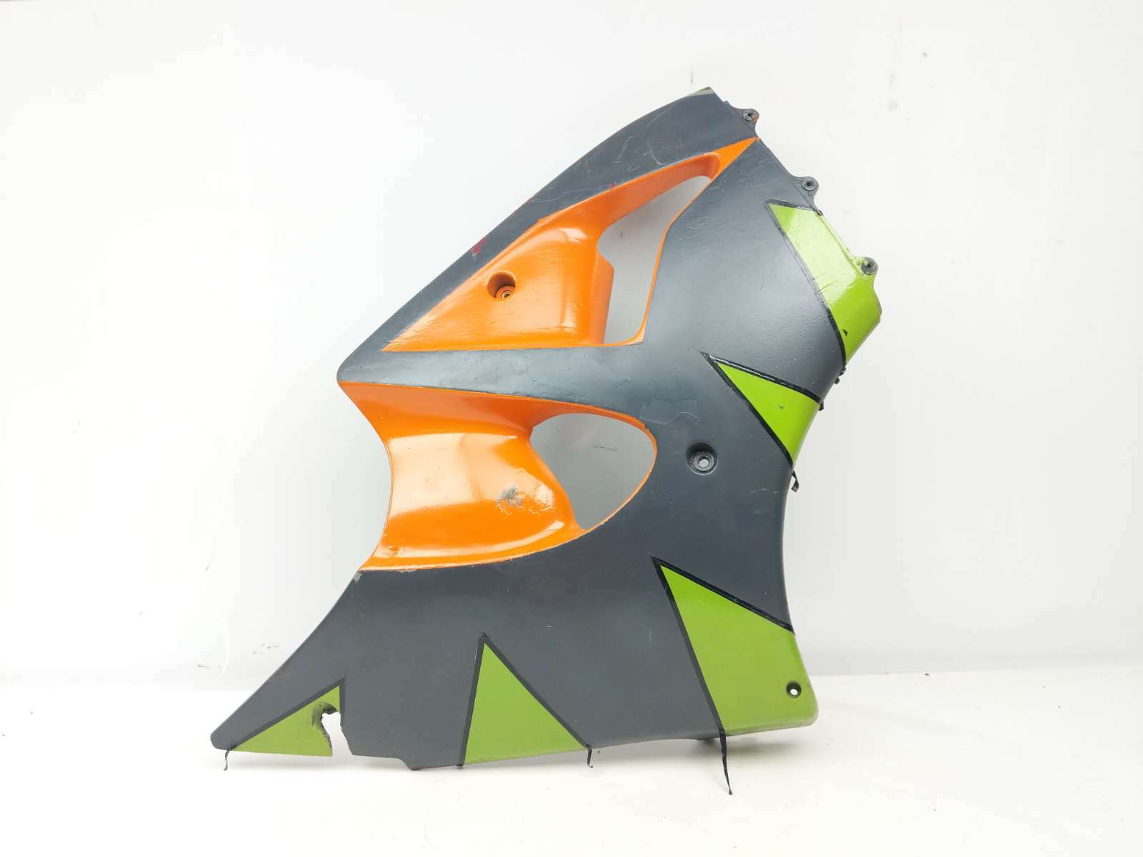 07 Kawasaki ZZR 600 Right Side Mid Fairing Cover Panel Plastic