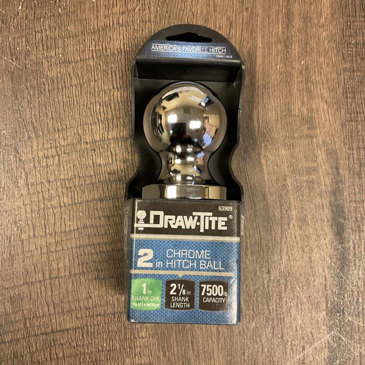 Draw-Tite 2in Trailer Hitch Ball Capacity 7 500 lbs. 155816