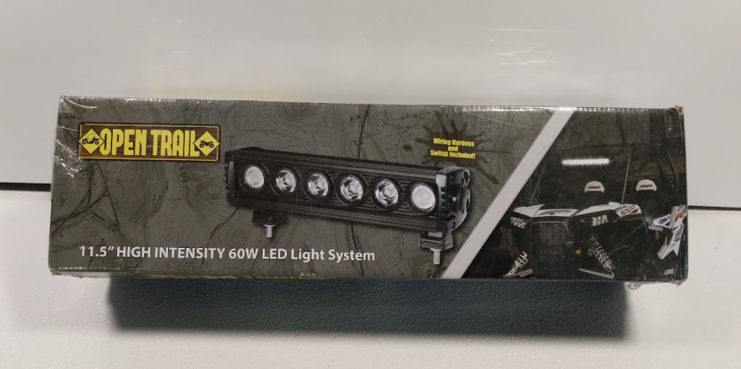Open Trail 12-9030 Single Row Led Light Bar 11.5 Inch 10W Bulbs