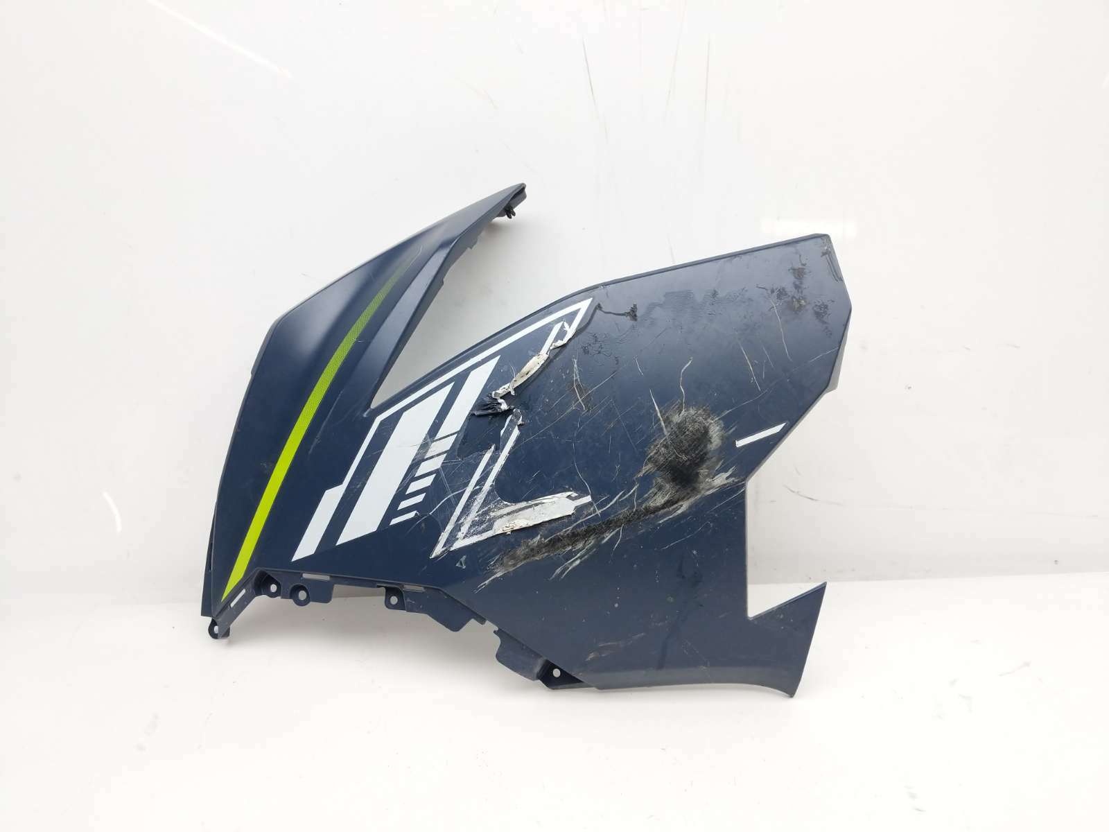 22 Kawasaki Ninja EX 400 Left Side Mid Fairing Cover Panel Plastic 55028-0686