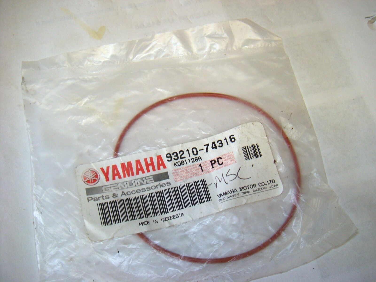 YAMAHA V-STAR VIRAGO GENUINE YAMAHA O-RING 93210-74316